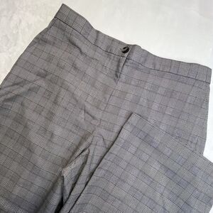 ASOS Gray Plaid Wide Leg Pants